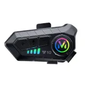 Waterproof HiFi Bluetooth 5.3 Bilateral Stereo Headphone For Motorcycle Helmet