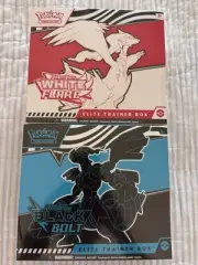 Pokemon Black Bolt & White Flare Elite Trainer Box ETB Set of 2 - FAST SHIP!
