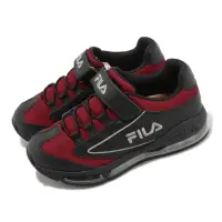 在飛比找momo購物網優惠-【FILA】FILA KIDS 大童氣墊籃球運動鞋-黑紅(3