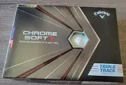 1 Dozen NEW Callaway Chrome Soft X Triple Track Technology White FREE SHIP