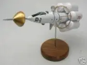 RM-1 Retriever Rocket Von Braun Spaceship Desktop Wood Model Regular Free Ship
