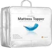 HOSPITOLOGY PRODUCTS Hypoallergenic Mattress Cover- Overstuffed - Deep Pocket - Goose Down Alternative Pillow Top Mattress Topper Full - 54" W x 75" L