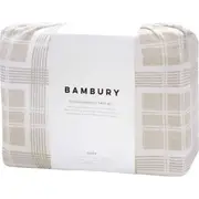 Bambury Enid Cotton Flannelette Sheet Set - Double Bed