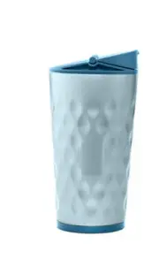 Stainless Steel Vacuum Insulated Flask Sipper Water Bottle Blue Color 350 ml