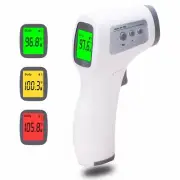 Infrared Forehead Thermometer & High Tempera Alarm Large LCD Screen