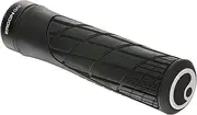 Ergon GA2 Fat Ergonomic Bike Handlebar Grips | MTB Mountain | Lock-on, Extra Cushion | Pair of Grips | Black or Risky Red or Midsummer Blue/One Size