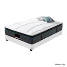 Fulham King Mattress in Coolmax Memory Foam 6 Zone Pocket Coil Soft Firmness