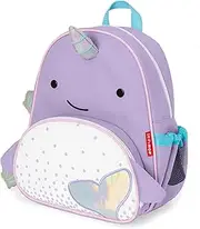 Skip Hop Toddler Backpack, 12" Narwhal School Bag, Multi, 0.4 Pounds