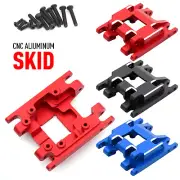 INJORA 19g CNC Aliuminum Skid Plate Transmission Mount for 1/18 RC Crawler TRX4M