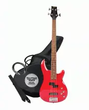 Ashton AB4TRD Bass Guitar Only RED