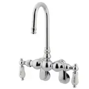 Elements Of Design DT0821CL Double Handle Wall Mounted Clawfoot - Chrome