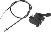 X AUTOHAUX 1set 32.68" Thumb Controller Throttle Cable Accelerator Handle Assembly for 50cc 70cc 90cc 110cc 125cc 150cc 200cc ATV Which Have 7/8 "handlebars