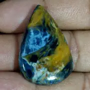 42.80 Cts Natural Pear Pietersite Meditation Cabochon Bracelet Supply 26X40X05MM