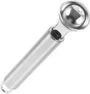 JEWEDECO Ice Cream Scoop Melon Baller Fruit Balls Spoon Cookie Dough Scoop Handle