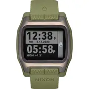 Nixon High Tide Digital Silicone Strap Watch, 44mm in Surplus at Nordstrom One Size