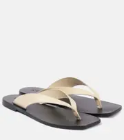 [A.Emery] A.Emery Kinto leather thong sandals UK 4 white