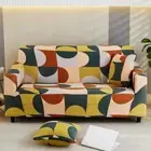 Colorful Sofa Cover Room 1/2/3/4Seater Elastic Couch Cover L Sectional Slipcover