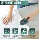 Professional Micro Steam Iron Handheld Household Portable Mini Ironing Machine