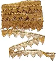 Sequin Lace Trim Wear Resistant Sewing Fringe for Clothes DIY Decoration Exquisite Craftsmanship Washable Braided Trim for Curtains Sofas and Lampshades