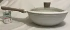 D&W Deane & White 12” Wok-Shiny White Non-Stick W/Lid NWT