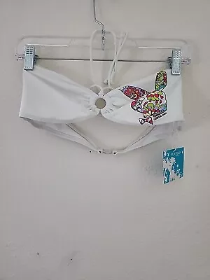 Womens Playboy Bunny Bikini Halter Top Y2k Size 14