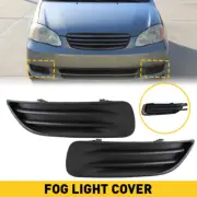 2x Fog Light Hole Cover Left+Right Black For 2003-2004 Toyota Corolla 5212702070 (for: Toyota)