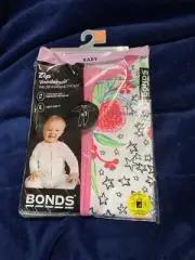 BONDS ZIP WONDERSUIT Australian Flowers Banksias SZ 00 Bnip (Acc352)