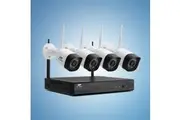 UL-tech 3MP Wireless CCTV 8CH 4 Square Camera