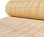 40 x 150cm Natural Cane Webbing, Rattan Herringbone, Rattan, Rattan roll, Rattan Webbing, Rattan Material, Rattan Fabric, Caning Supplies Woven Cane Roll for Rattan Furniture Chair Cabinet V Shape