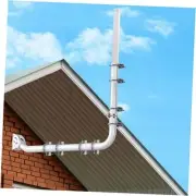 Antenna Mount for Long Wall - Long Eaves Mast Mounting Bracket Kit with 90