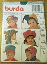 BURDA SEWING PATTERN NO. 4219 HATS N' CAPS