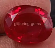 33.10 Ct Oval Cut Natural Red Ruby IGL Certified Loose Gemstone 5JRF