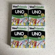 Brand New & Factory Sealed VeeFriends UNO Cards (X4) Mattel Creations Gary Vee