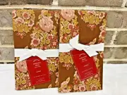 2 Pottery Barn Maharani Standard Size Pillow Shams Pair Set of 2 NEW