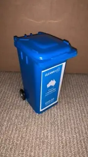 Mini Replica Collectable Generic Sulo Standard 240l Wheelie Bin Blue