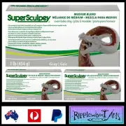 Super Sculpey MEDIUM BLEND- 1lb (454gm) - Oven Bake Clay - Grey x 3