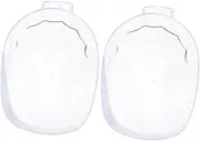 Ipetboom Nail Art Hand Soaking Bowl Set 2pcs Gel Nail Polish Remover Bowls Manicure Soaking Container for Softening Cuticles