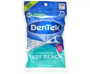 Complete Clean, Easy Reach Floss Picks, Mouthwash Blast, 75 Floss Picks