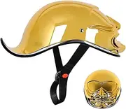 Retro Motorcycle Half Helmet Vintage Open Face Helmet Spoon Helmet Skull Cap Helmet Dovetail DOT Certification Men and Women Lightweight Helmets Scooters Moped