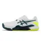 Asics 網球鞋 GEL-Resolution 9 2E 寬楦 美網配色 白 海藻綠 黃 男鞋 1041A376101