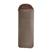OZtrail Cotton Canvas Jumbo Hooded Sleeping Bag -7C