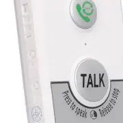 Wireless Voice Intercom 2 Way Talk Doorbell For Elderly Caregivers (White) New