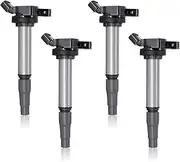 TORCH Set of 4 Ignition Coil Pack Compatible with Toyota Corolla Matrix Prius Scion IM Scion XD Lexus CT200H Replacement for UF-596, UF-619, 90919-02258, 90919-01275, 93501