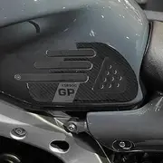 labelbike - 3D Stickers Motorcycle Tank Protections and Side Decorations in Resin Compatible with Yamaha XSR900 GP 2025 - Carbon-Like Color