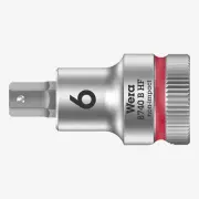 Wera 003035 3/8" Drive Zyklop Hex-Plus Bit Socket with Holding Function 6.0 mm