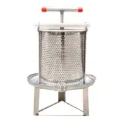 Honey Extractor Manual Beeswax Presser Stainless Steel for Juice Making Home
