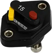 ETHZZLE Battery Protection Circuit Breaker Motor Circuit Protection Switch Breaker For Auto For Automotive For Boat Automobile For Automobile Over Protector Black Iron