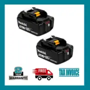 Genuine Makita 191C12-3 18V 5.0Ah Li-ion Battery with Gauge 2-Pack BL1850B-L