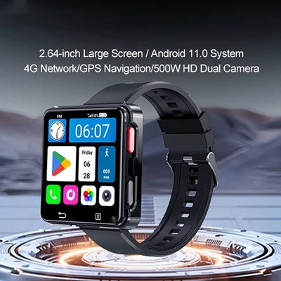 New S998 4G Smart Watch Android 11.0 OS 2.64inch Screen Heart Rate Sleep MonitnK
