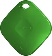 Yipoyilo Air Tracker Tag, Smart Key Finder Compatible with Apple Find My (iOS Only), 1 Lanyards, Replaceable Battery, Tracker Item Locator for Bag Key Wallets, 1 Pack Green